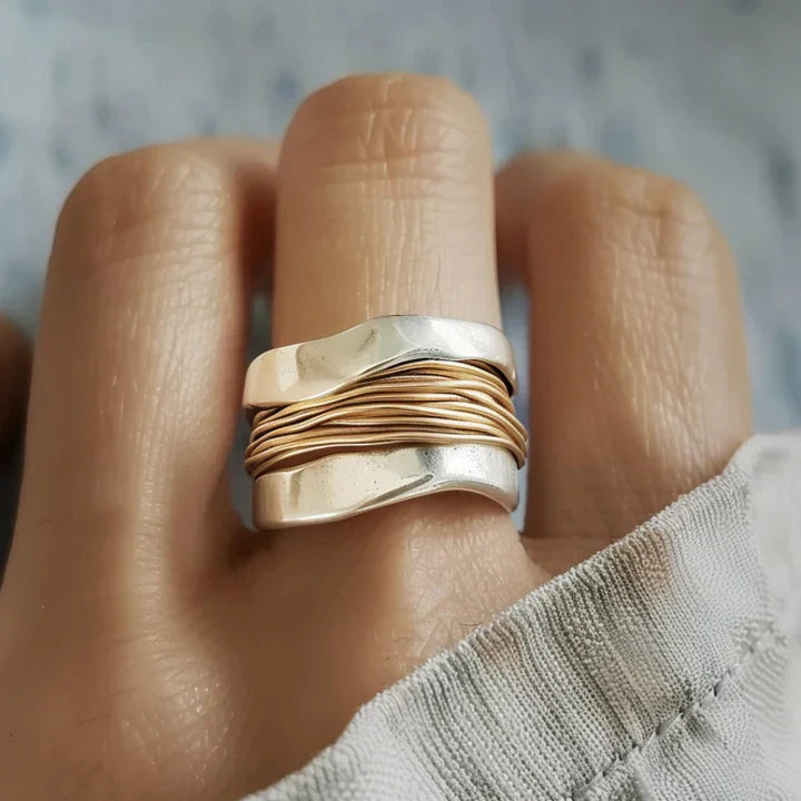 Vintage Thread Ring in Gold